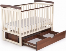 Дитяче ліжко Deson Mriya combi з ящиком vanilla/walnut